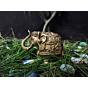 Brass Small Elephant Figurine KBH04502
