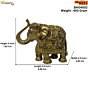 Brass Small Elephant Figurine KBH04502