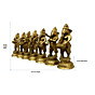 Brass Ganesh Musical Set KBH04513