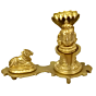 Brass Shivling with Sheshnag Idol KBH04521