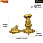 Brass Shivling with Sheshnag Idol KBH04521