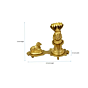 Brass Shivling with Sheshnag Idol KBH04521