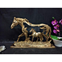 Brass Double Horse Figurine KBH04530