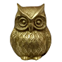 Brass Big Owl Figurine KBH04536