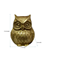 Brass Big Owl Figurine KBH04536