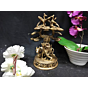 Brass Krishna with Cow and Tree Idol KBH04549