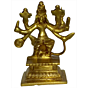 Brass Sitting Durga Idol KBH04552