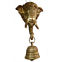 Brass Elephant Bell Hanging KBH04558