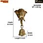Brass Elephant Bell Hanging KBH04558