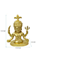 Brass Kalbhairav Idol KBH04563