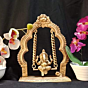 Brass Ganesh Sitting on Swing KBH04604