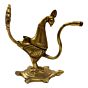 Brass Peacock Lamp Miniature KBH04630