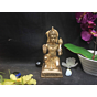 Brass Hanuman Sitting Collectible Statue Idol KBH04650