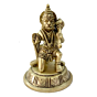 Brass Hanuman Sitting Collectible Statue Idol KBH04652