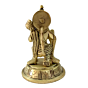 Brass Hanuman Sitting Collectible Statue Idol KBH04652