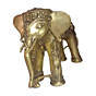 Brass Decorative Elephant Showpiece KBH04675