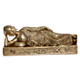 Brass Sleeping Buddha Collectible Statue Idol KBH04690