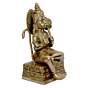 Brass Hanuman Sitting Collectible Statue Idol KBH04696