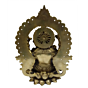 Brass Kaman Ganesha Collectible Statue Idol KBH04708