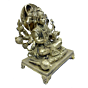 Brass Panchmukhi Hanuman Sitting on Bajath Collectible Statue Idol KBH04760