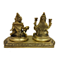 Brass Kuber Laxmi Sitting Statue Fine Finishing Medium Idol KBH04777