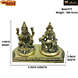 Brass Kuber Laxmi Sitting Statue Fine Finishing Medium Idol KBH04777
