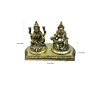 Brass Kuber Laxmi Sitting Statue Fine Finishing Medium Idol KBH04777