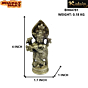 Brass Krishna Standing Small Collectible Statue Idol KBH04781