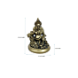 Brass Kuber Sitting Medium Collectible Statue Idol KBH04782
