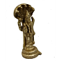 Brass Lord Vishnu Standing with Sheshnag Collectible Statue Idol KBH04787