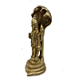 Brass Lord Vishnu Standing with Sheshnag Collectible Statue Idol KBH04787