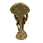 Brass Lord Vishnu Standing with Sheshnag Collectible Statue Idol KBH04787
