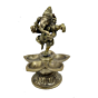 Brass Dancing Ganesh on Divi KBH04788