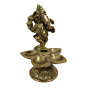 Brass Dancing Ganesh on Divi KBH04788