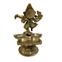 Brass Dancing Ganesh on Divi KBH04788