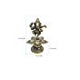 Brass Dancing Ganesh on Divi KBH04788