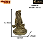 Brass Small Hanuman Collectible Statue Idol KBH04798