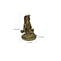 Brass Small Hanuman Collectible Statue Idol KBH04798