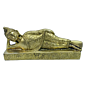 Brass Sleeping Buddha Collectible Figurine KBH04802
