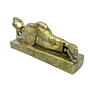 Brass Sleeping Buddha Collectible Figurine KBH04802