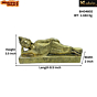 Brass Sleeping Buddha Collectible Figurine KBH04802