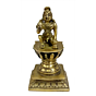 Brass Bal Krishna Sitting Collectible Statue Idol KBH04810