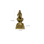 Brass Bal Krishna Sitting Collectible Statue Idol KBH04810