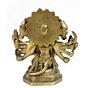Brass Panchmukhi Hanuman Sitting Collectible Statue Idol KBH04811