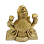 Brass Laxmi Sitting Collectible Statue Idol KBH04812