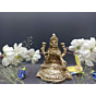 Brass Laxmi Sitting Collectible Statue Idol KBH04812