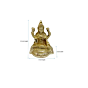 Brass Laxmi Sitting Collectible Statue Idol KBH04812