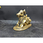 Brass Nandi with Shivling Idol KBH04823