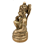 Brass Lord Hanuman Sitting Statue Idol KBH04837