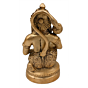 Brass Lord Hanuman Sitting Statue Idol KBH04837